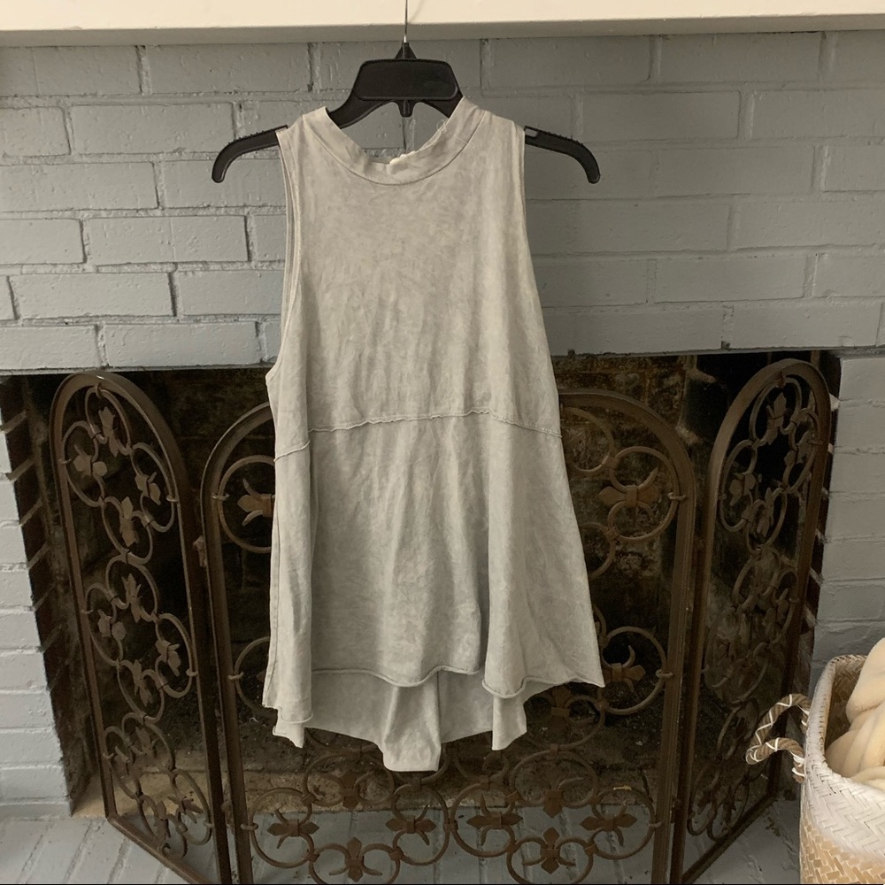 Grey Sleeveless Tunic